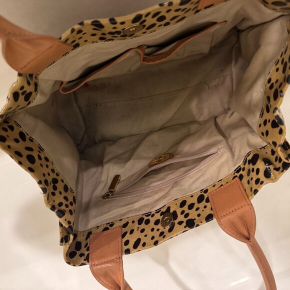 Tory Burch Ella  animal print tote - Picture 3 of 5